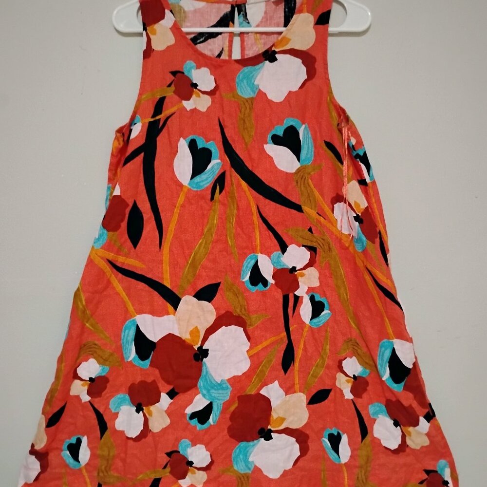 Sigrid Olsen Linen Summer Dress - Size 5